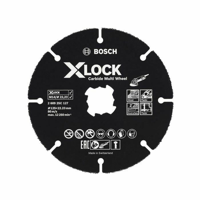 Bosch Professional Disque de coupe X-Lock carbure Ø 125 mm Bosch Professional Disque de coupe X-Lock carbure Ø 125 mm