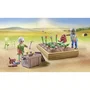 Playmobil 71443 - Grands-parents et potager Country - Figurines et accessoires avec matériaux biosourcés - Jeu de construction pour enfant dès 4 ans