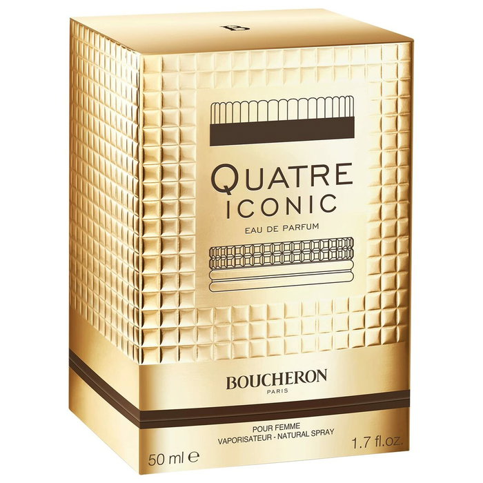 Boucheron Quatre Iconic Eau de Parfum pour Femmes - Flacon 50 ml - Parfum féminin