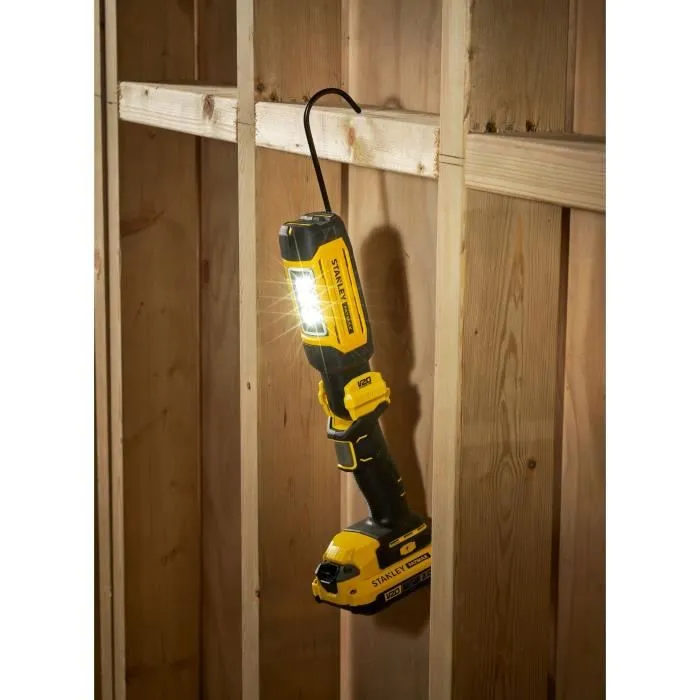 Stanley Fatmax - Lampe Torche SFMCL050B-XJ - 18V - 3 LED 700 Lumens - Tête Pivotante 0-140° - Sans Batterie