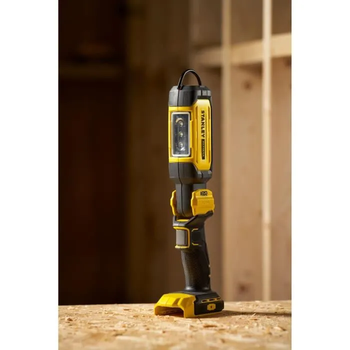 Stanley Fatmax - Lampe Torche SFMCL050B-XJ - 18V - 3 LED 700 Lumens - Tête Pivotante 0-140° - Sans Batterie
