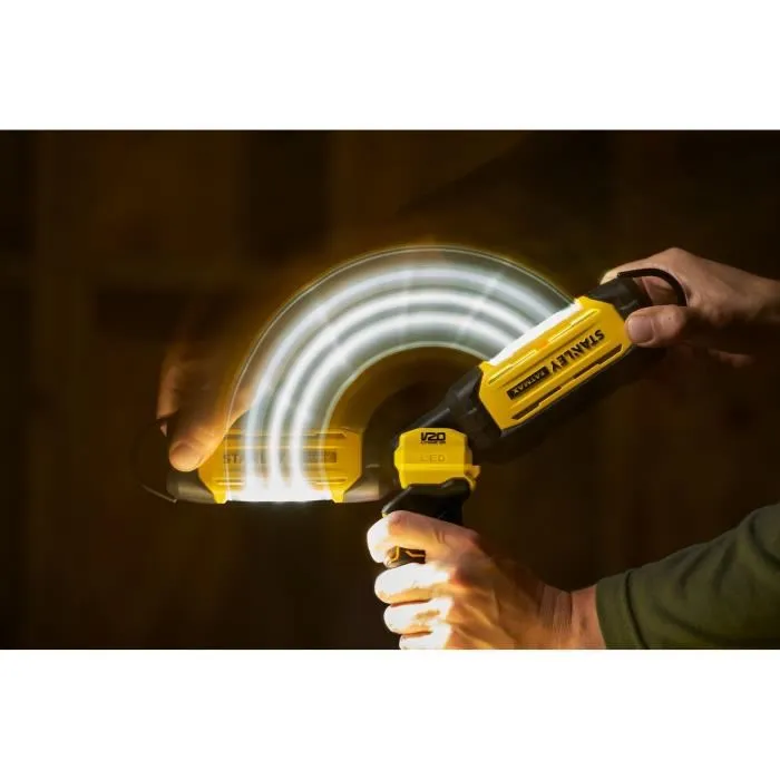 Stanley Fatmax - Lampe Torche SFMCL050B-XJ - 18V - 3 LED 700 Lumens - Tête Pivotante 0-140° - Sans Batterie