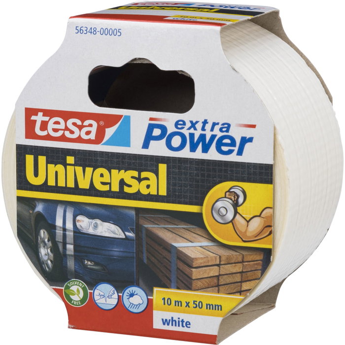 Tesa Duct Tape Uni Extra Power argent 10 m x 50 mm Tesa Duct Tape Uni Extra Power argent 10 m x 50 mm
