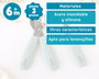 KioKids Set de couverts enfants 4 pièces en acier inoxydable et silicone vert sauge - Little Sauvages - Recommandé +6 mois - 14 cm - Lavable au lave-vaisselle