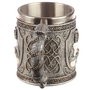 PUCKATOR Tasse 'Chevaliers des Croisades' en Résine avec Inox - Dimensions 10.5x15x9.5 cm