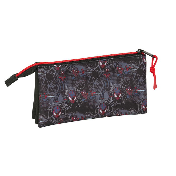 Fourre-tout Spider-Man Noir 22 x 12 x 3 cm Fourre-tout Spider-Man Noir 22 x 12 x 3 cm