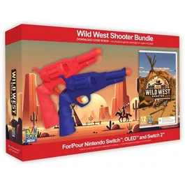 Just For Games Wild West Shooter Bundle - Jeu de Tir Arcade en Français pour 1 ou 2 Joueurs sur Nintendo Switch