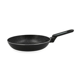 Quid Poêle en Aluminium Oasis 22 cm - Noir - Induction - Antiadhésif - Manche Ergonomique