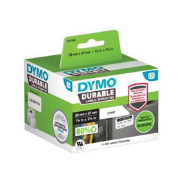 Dymo Ruban d'étiquettes d'adresse LW, Noir sur Blanc, 32 x 57 mm, 800 étiquettes