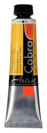 Cobra Peinture à l'huile miscible à l'eau Jaune cadmium moyen 271, 40 ml