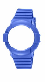 Watxandco Bracelet en Silicone Bleu 49mm