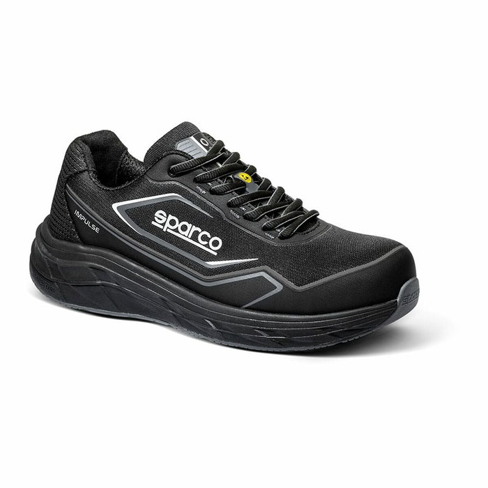 Sparco Botines Linford S1Ps Esd Taille 39 Noir S0754539NR Chaussures Sécurité Running Tige Tissu Sans Couture 3D
