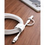 Belkin BoostCharge Pro 2-en-1 Câble USB-C et Lightning, 1,5 m, Blanc
