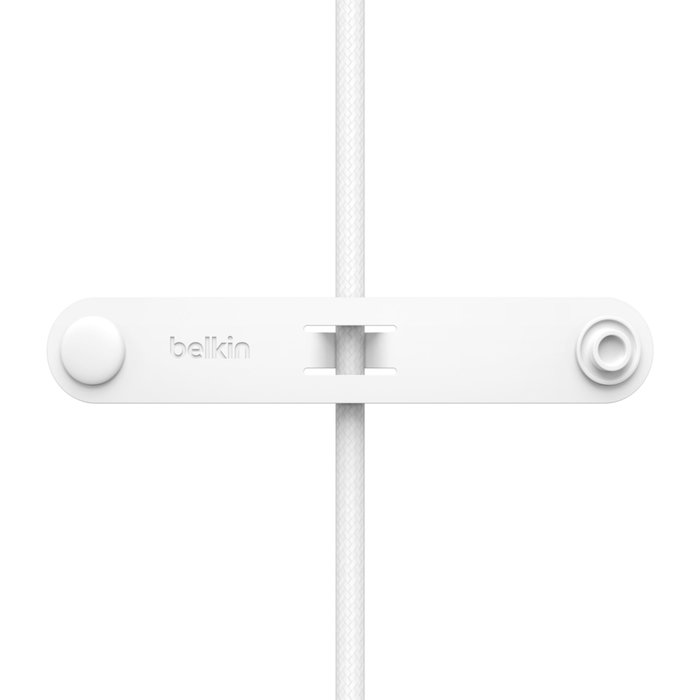 Belkin BoostCharge Pro 2-en-1 Câble USB-C et Lightning, 1,5 m, Blanc Belkin BoostCharge Pro 2-en-1 Câble USB-C et Lightning, 1,5 m, Blanc