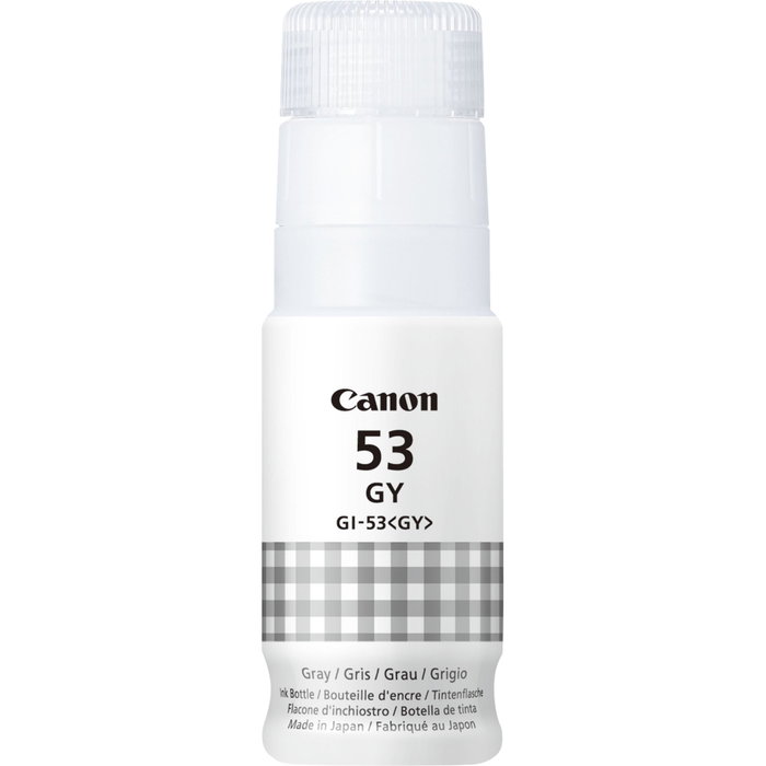 Canon GI-53GY Gris, Bouteille d'encre 60 ml Canon GI-53GY Gris, Bouteille d'encre 60 ml