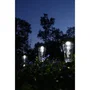 Canopo Lot de 3 balises solaires de jardin, 20 lumens, petit format, couleur beige