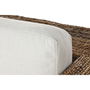 Canapé de jardin Home ESPRIT Blanc Naturel 192 x 92 x 65 cm