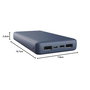 Powerbank Trust 25026 Bleu 20000 mAh