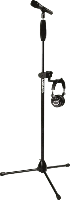 QUIKLOK ZS119 Support pour casque avec pince de fixation, acier, noir, bras 100 mm, pour micro QUIKLOK ZS119 Support pour casque avec pince de fixation, acier, noir, bras 100 mm, pour micro