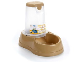 Stefanplast Comedero Beige 1,5 L - Gamelle Pour Animaux 18,5x22,5x29 cm (Set de 8)