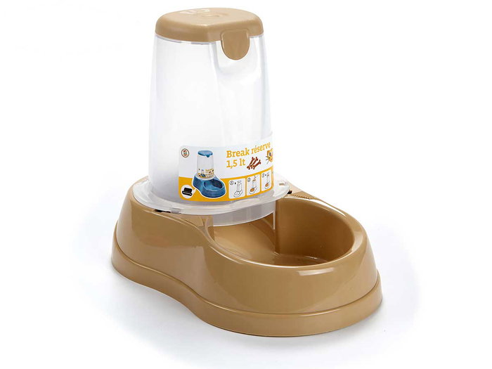 Stefanplast Comedero Beige 1,5 L - Gamelle Pour Animaux 18,5x22,5x29 cm (Set de 8) Stefanplast Comedero Beige 1,5 L - Gamelle Pour Animaux 18,5x22,5x29 cm (Set de 8)