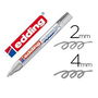 Marqueur permanent Edding Argenté 2-4 mm (10 Unités)