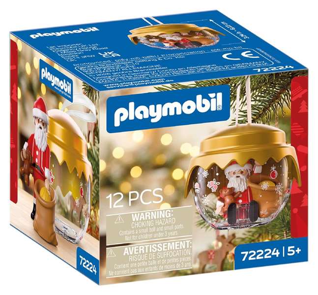 Playmobil Boule de Noël Père Noël Playmobil Boule de Noël Père Noël