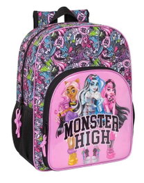 Safta Sac à dos transformable en chariot Monster High Drama 33 x 42 x 14 cm - Pour enfants à partir de 3 ans