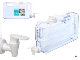 LEKNES Distributeur d'eau en plastique transparent 4L