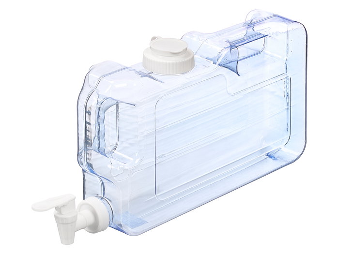LEKNES Distributeur d'eau en plastique transparent 4L