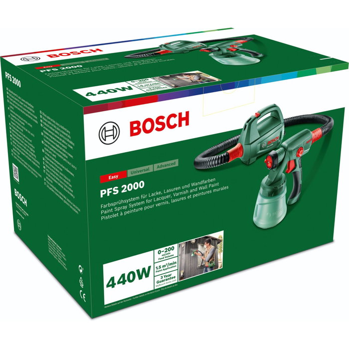 Bosch PFS 2000 Pistolet à peinture 440 W