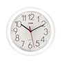 MAURER Horloge Murale Analogique Blanche Ø 25 cm
