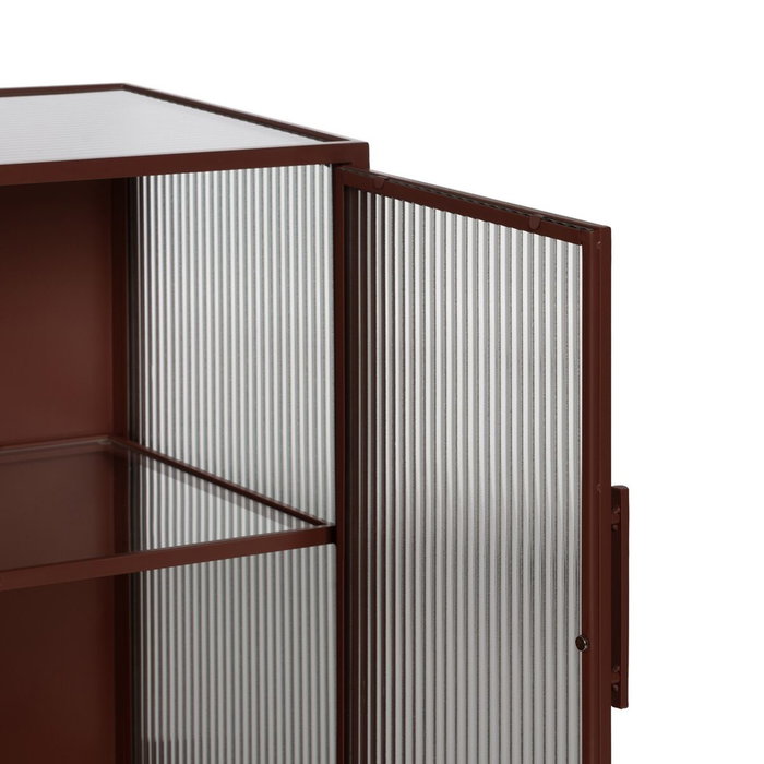 BigBuy Home Buffet Tuile Verre Fer 120 x 35 x 85 cm