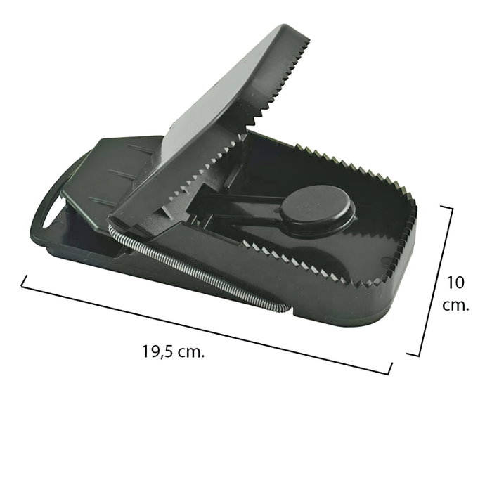 MAURER Piège à rats en plastique 19,5 x 10 cm MAURER Piège à rats en plastique 19,5 x 10 cm