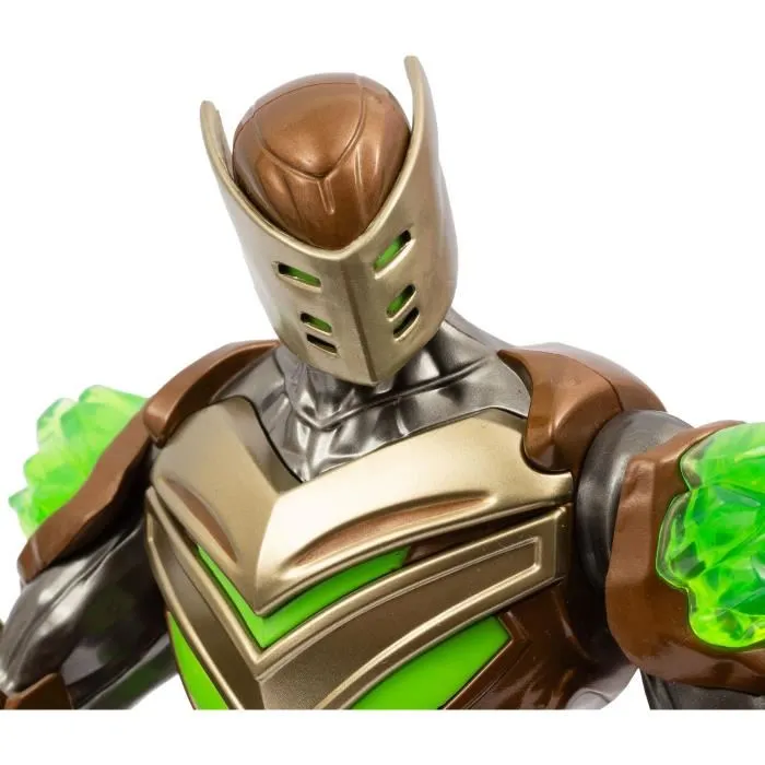 Gormiti Figurine Articulée Gormiti avec Arme Modèle Terre 27 cm - GRV061 - Série TV - Dès 4 ans