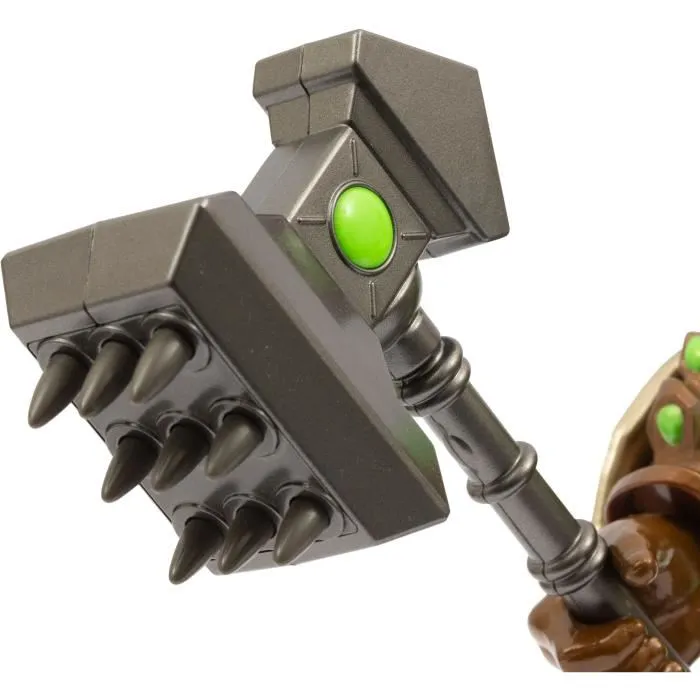 Gormiti Figurine Articulée Gormiti avec Arme Modèle Terre 27 cm - GRV061 - Série TV - Dès 4 ans