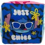 Stitch - Coussin décoratif cube premium Lilo & Stitch en microfibre 25 x 25 x 25 cm - Licence Disney