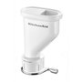 Kitchenaid 5KSMPEXTA Pasta Maker, Prensadora de Pasta Gourmet avec 6 Moules Interchangeables, Coupe-Pâte Métallique et Boîte de Stockage