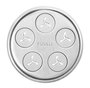 Kitchenaid 5KSMPEXTA Pasta Maker, Prensadora de Pasta Gourmet avec 6 Moules Interchangeables, Coupe-Pâte Métallique et Boîte de Stockage
