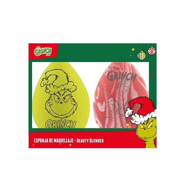 Cerda - Sponge Bob Maquillage The Grinch, Éponge De Maquillage Verte, Âge Recomandé 36 Mois Cerda - Sponge Bob Maquillage The Grinch, Éponge De Maquillage Verte, Âge Recomandé 36 Mois