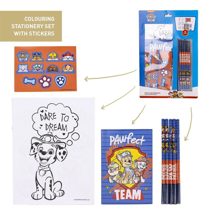 Ensemble de Papeterie The Paw Patrol