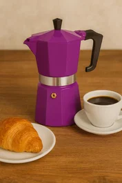 Pezzetti Italexpress Cafetière Italienne Aluminium Violet 6 tasses
