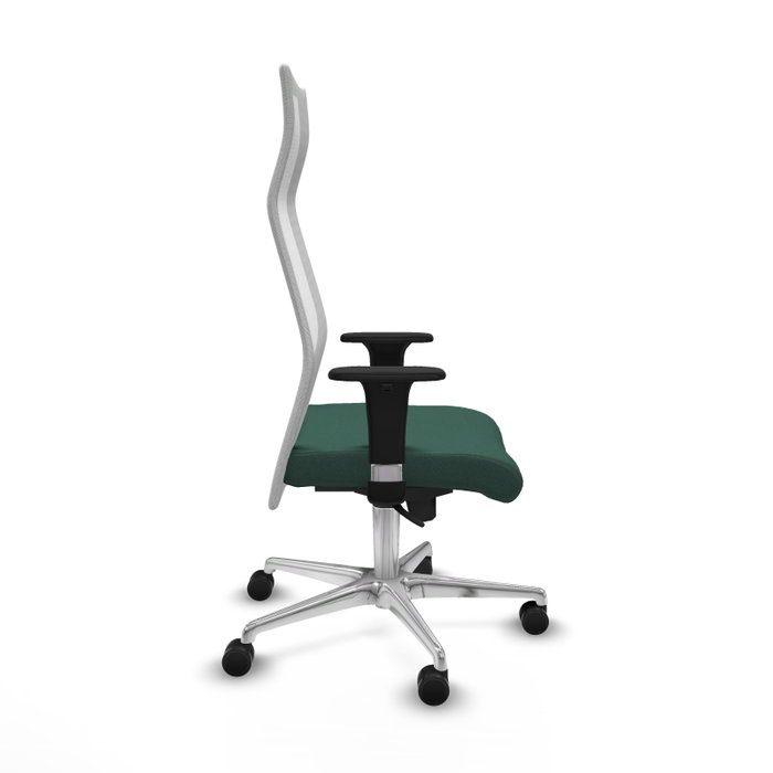 Piqueras y Crespo Chaise de Bureau Albacete, Vert Bouteille et Blanc