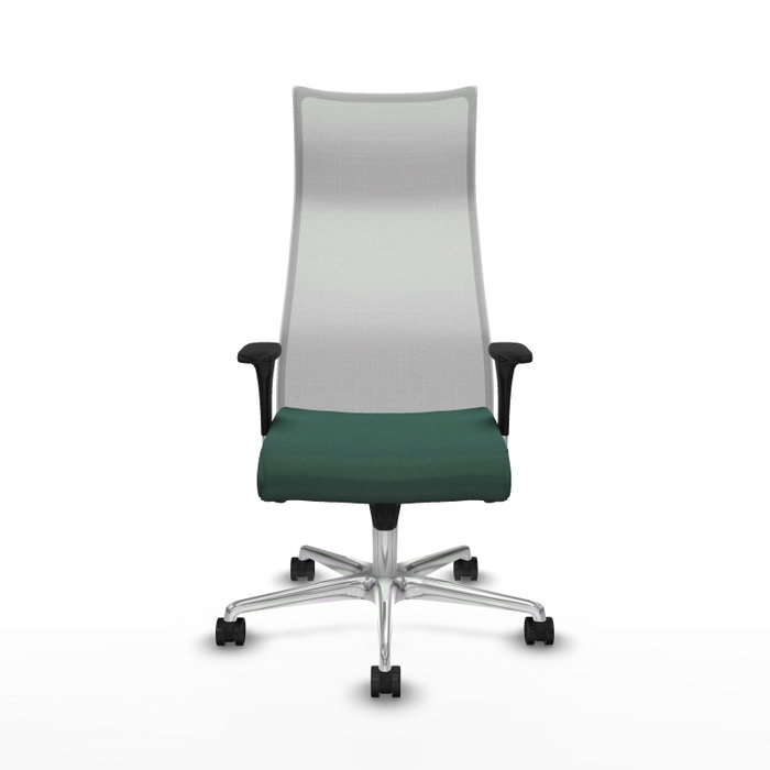 Piqueras y Crespo Chaise de Bureau Albacete, Vert Bouteille et Blanc