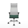 Piqueras y Crespo Chaise de Bureau Albacete, Vert Bouteille et Blanc