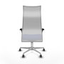 Piqueras y Crespo Chaise de Bureau Albacete Bleu clair et Blanc