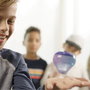 Chicos - E-Spin Energia, Toupie électronique avec lanceur électrique - Pack de 2 - Réf. 89085 - Pour enfants de 4 ans et plus