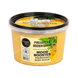 ORGANIC SHOP Exfoliant Corporel Énergisant Mood Booster à l'Ananas et Sucre Brun