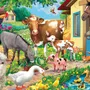Schmidt Spiele Puzzle Animaux de la ferme, 60 pièces, Dès 5 ans