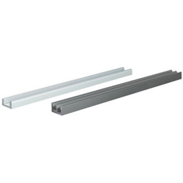 OMGE Système de rails ABAKA pour 2 portes coulissantes, 2 m